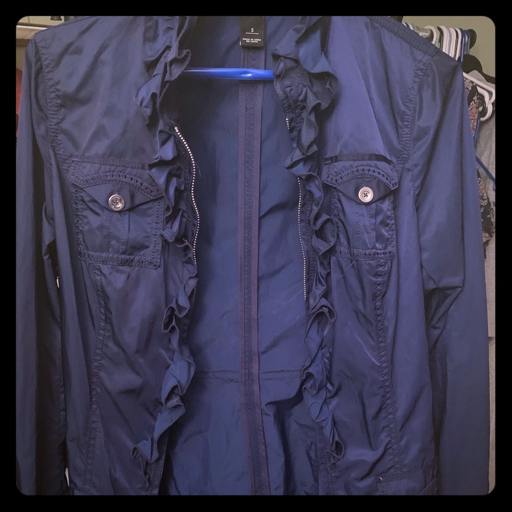 Whit house black market light jacket/shirt